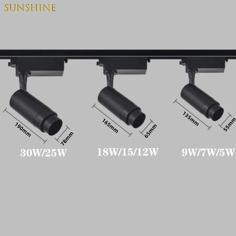 New Dimeable LED Track Light Interior Design Allows for Easy Installation of Scaled Rotary Track Spotlights in Homes and Decor 6