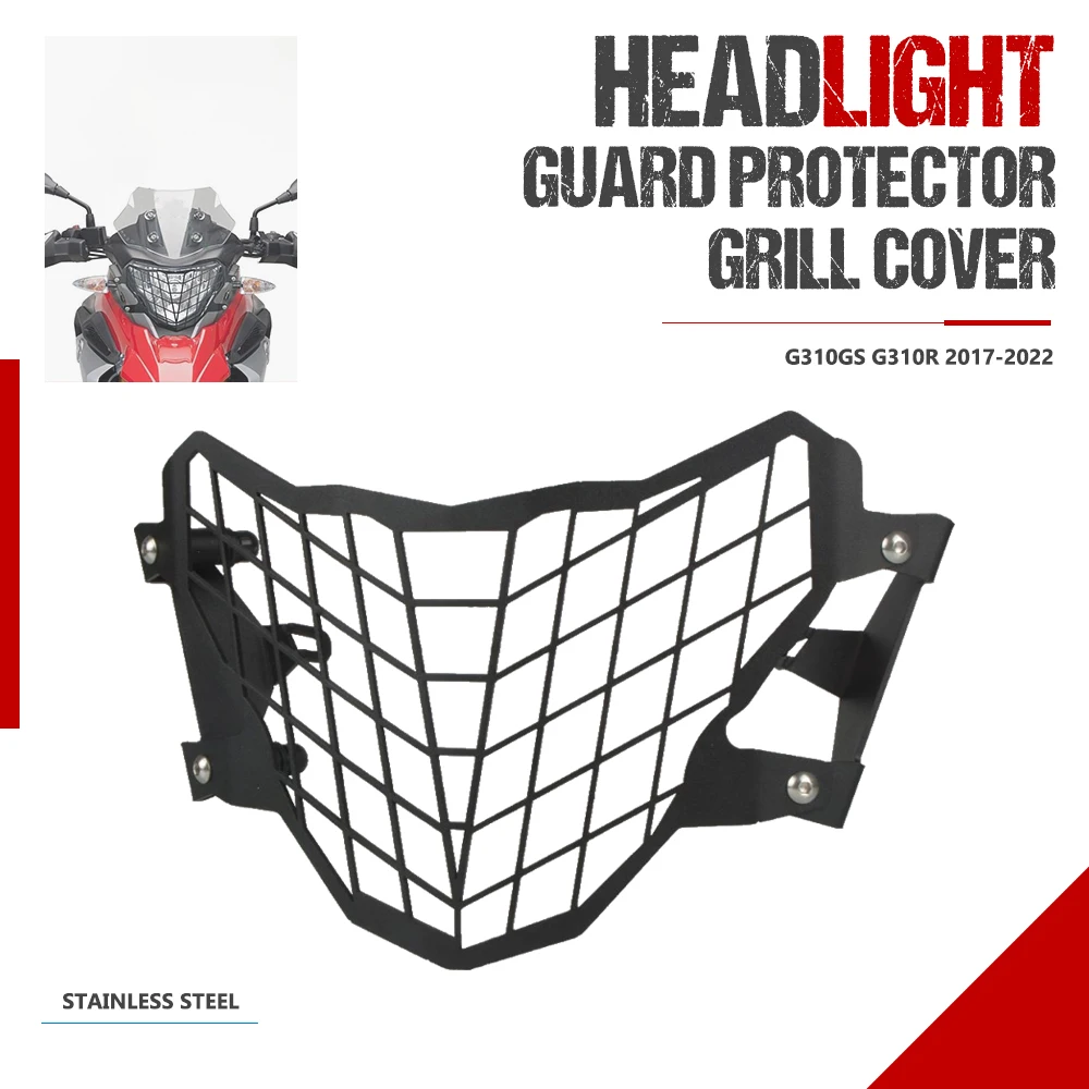 

For BMW G310GS G310R G 310GS 310R GS R Motorcycle Accessories Headlight Protector Guard Front Head Lamp Grill Protection Cover