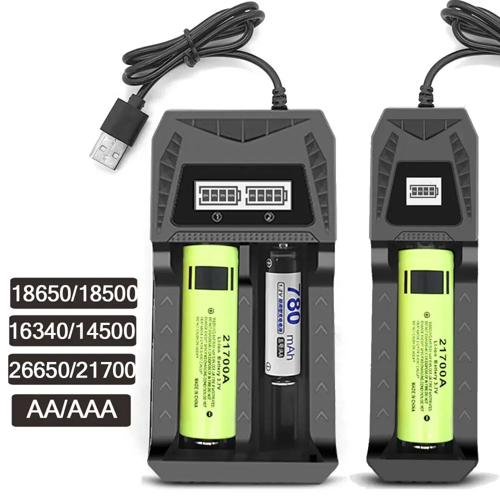 USB-laturi Drone-akulle 4 Paikkaa - 5V/4.2V Li-ion AA AAA