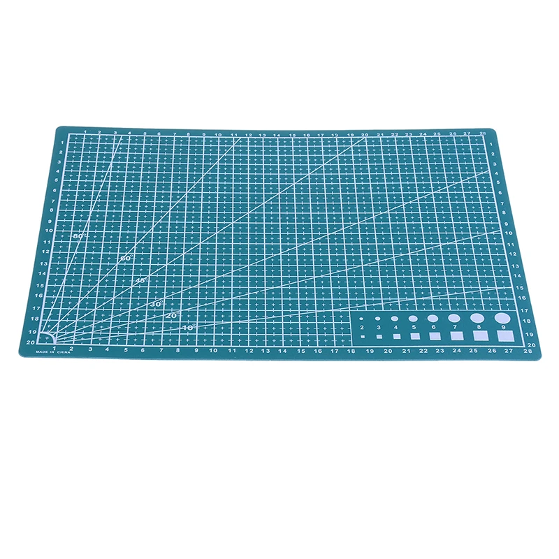 punch needle embroidery 1PC 30*22cm A4 Grid Lines Self Healing Cutting Mat Craft Card Fabric Leather Paper Board Sewing Tools Wholesale punch needle embroidery rug