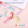 50 Pcs/Lot Cleaning Nail Brush Tools Colorful Plastic Dust Cleaner Brushes Nail Art Manicure Pedicure Powder Soft Remover 3