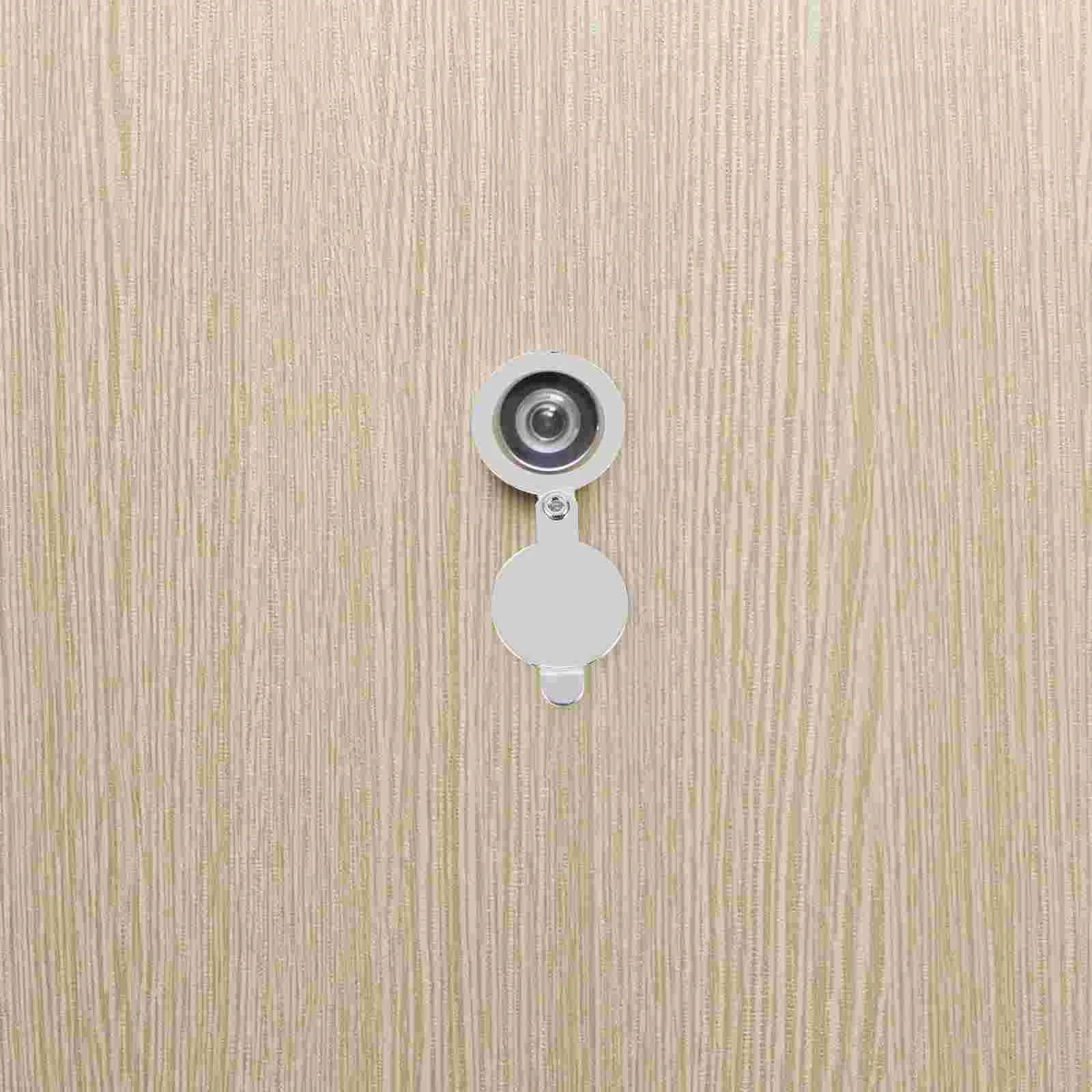 4 Pcs Door Mirror Protection Film Eye Viewer Cover Privacy Hole Peephole Only Plate An Fittings Office Accessories