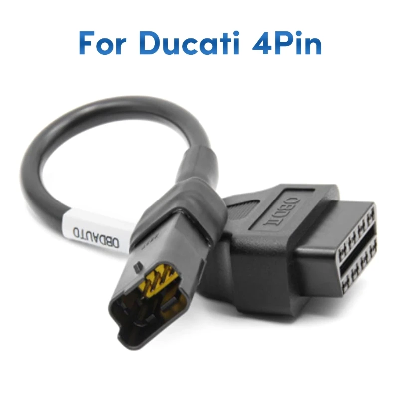 

4Pin to 16Pin Motorbike OBD2 Connector Diagnostic Cables Adapter for otorcycle OBD2 Engine Fault Diagnosis Tool