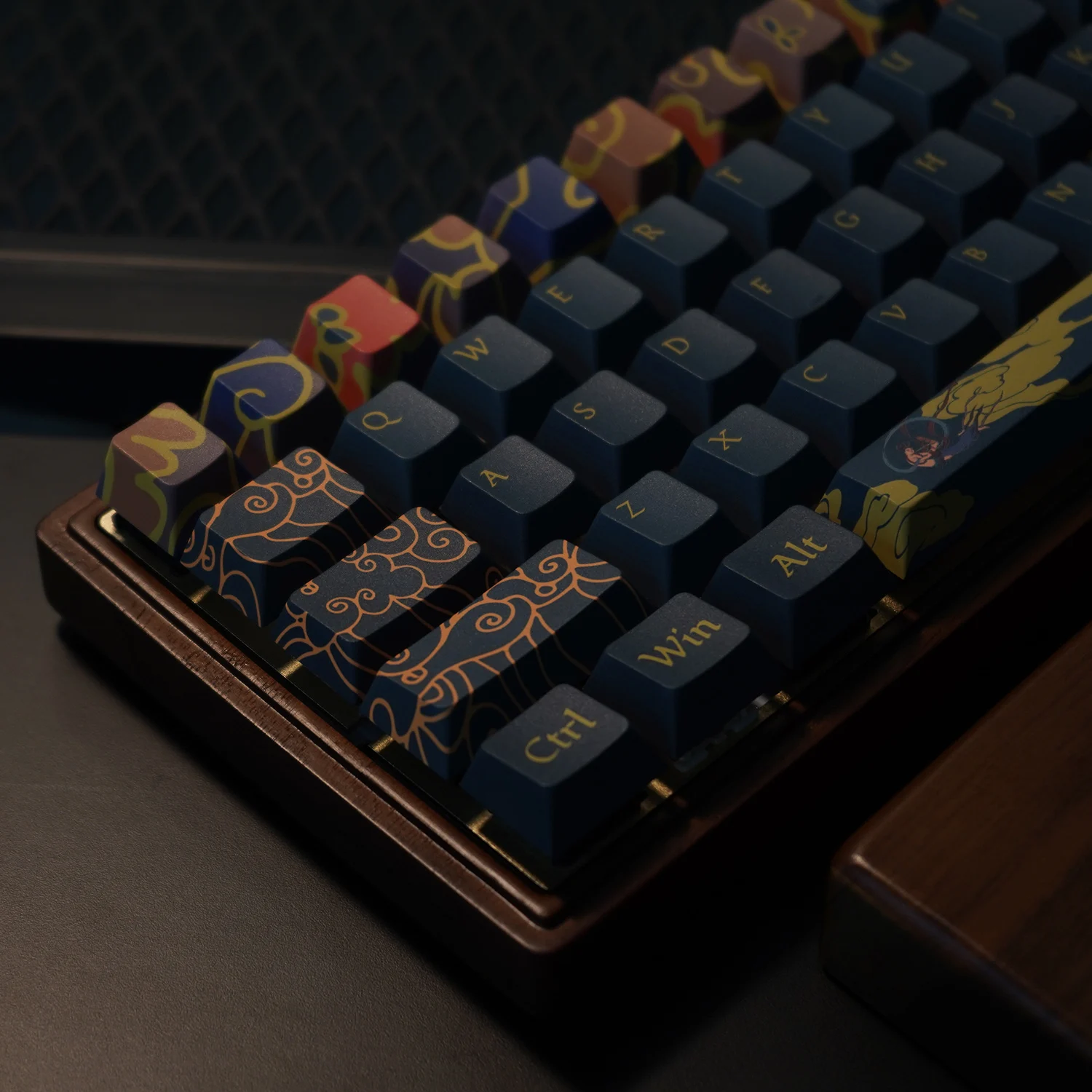 Subbed, Cereja Perfil, Cap Teclado Anime para Teclado Mecânico