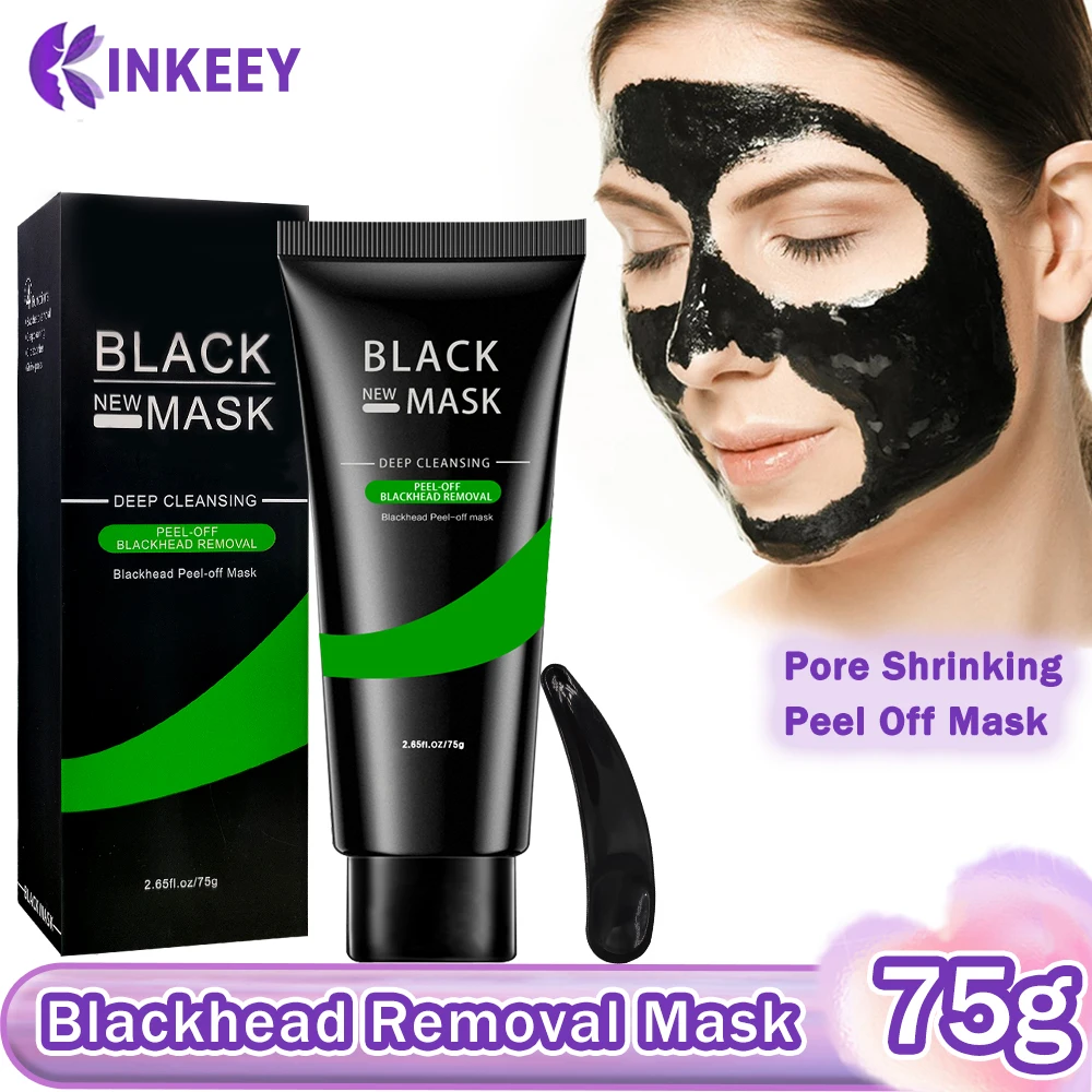  Máscara de limpieza facial profunda para quitar espinillas –  Mascarilla negra de purificación – Máscara facial de barro para la cara. :  Belleza y Cuidado Personal