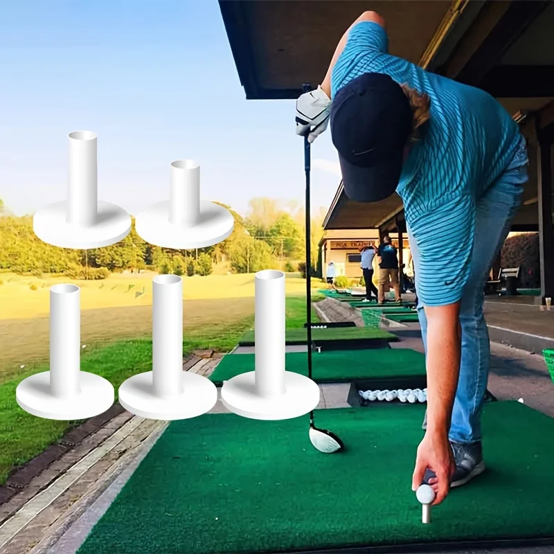 Golf Rubber Tees 5 Pack Assorted Sizes
