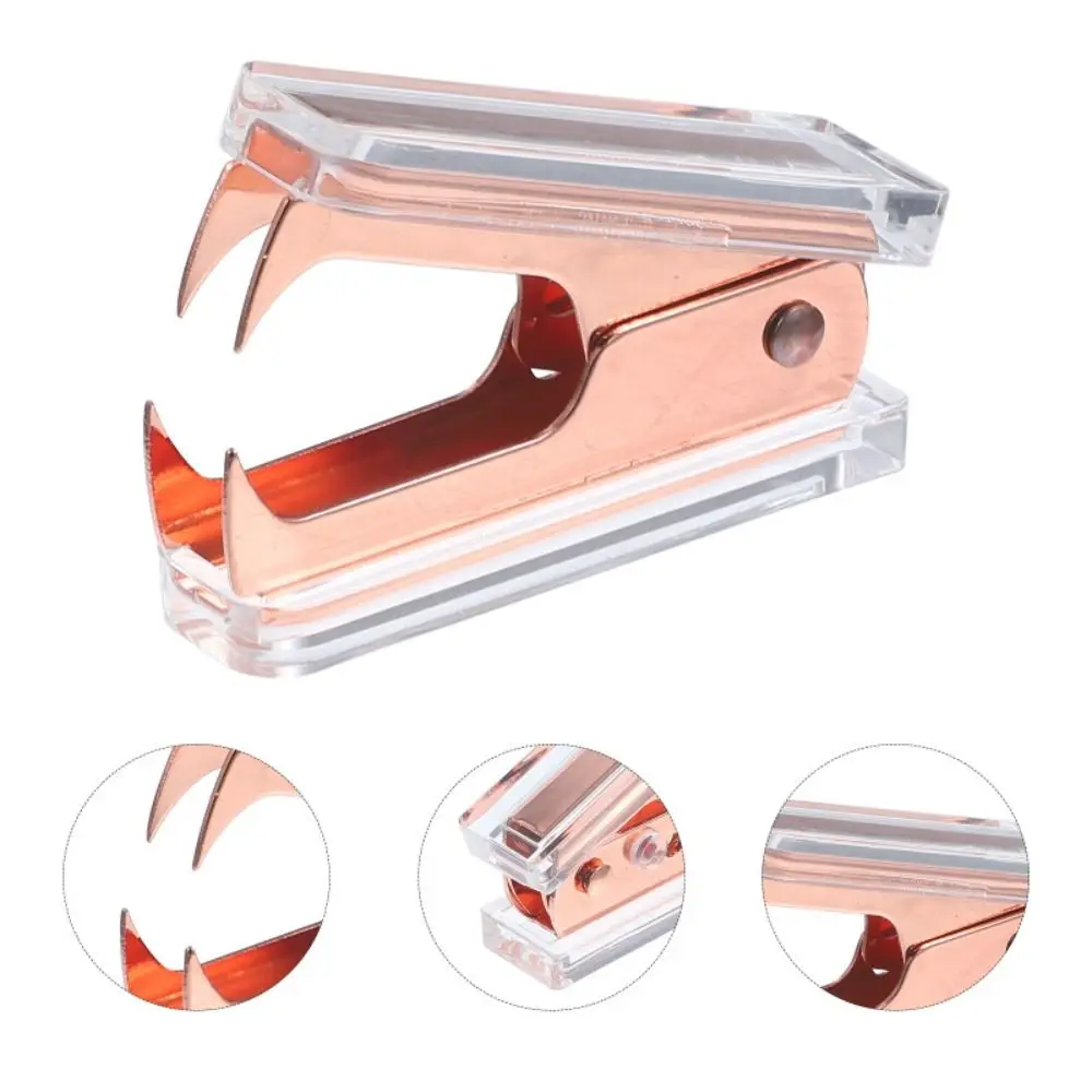 Staple Remover Removal Tools Staple Remover Gifts Stationery Staple Removing Mini Jaw Extractor Plastic Handheld Nail Puller Office