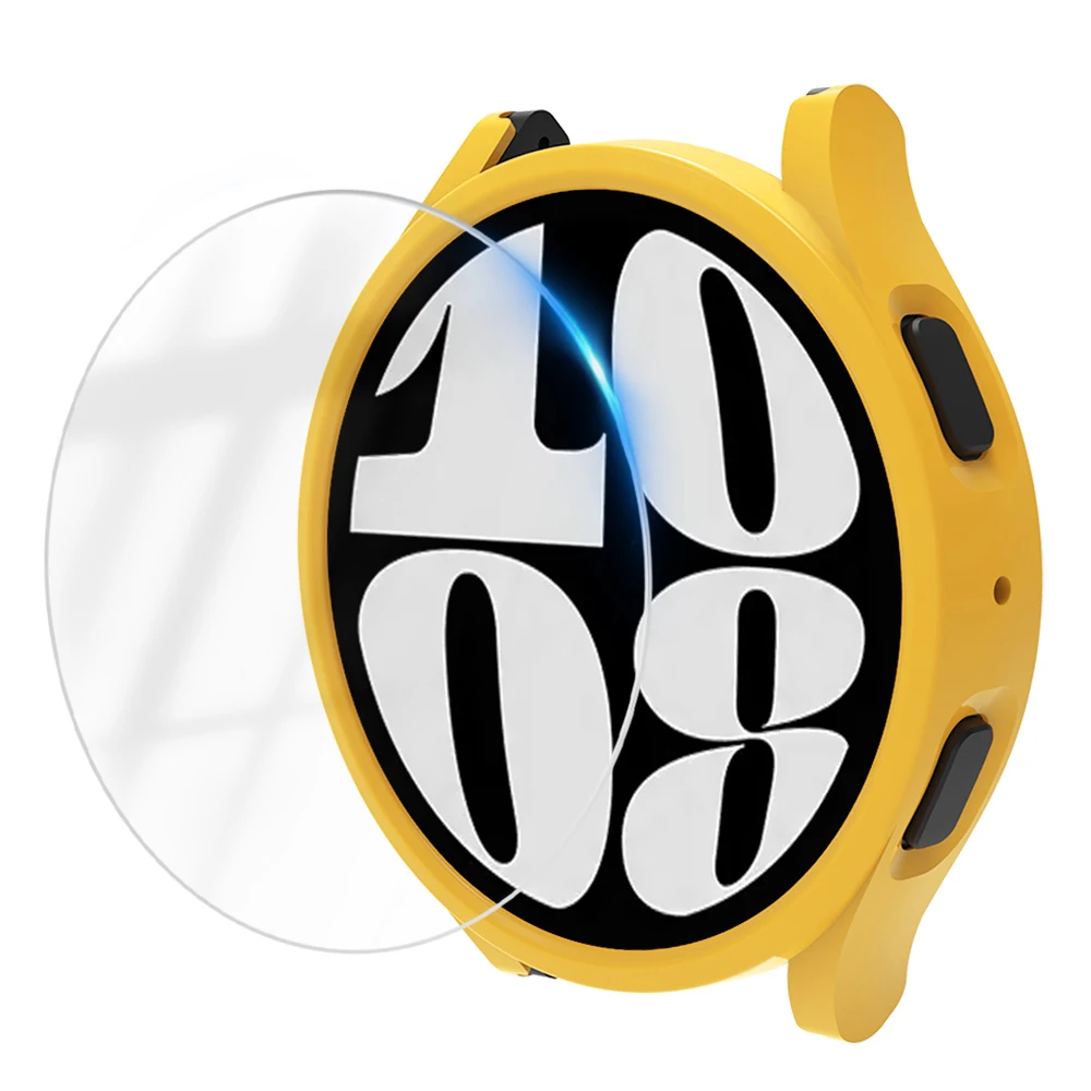 Waterproof Glass Case with Hollow Bumper and Screen Protector