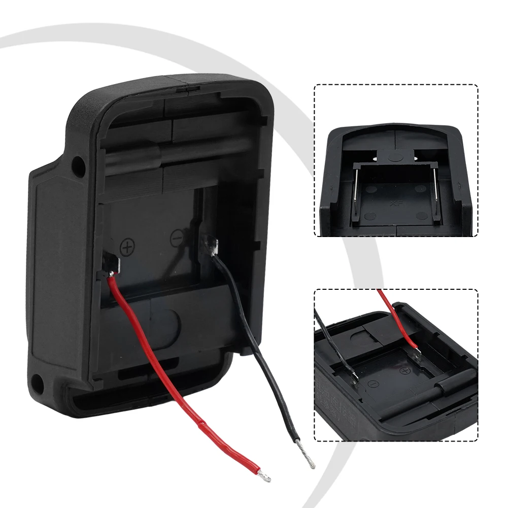 

Adapter Battery Adapter 1pc 95x74x33mm BL1830 Black Cable Connector For Makita High Power Not Included Battery
