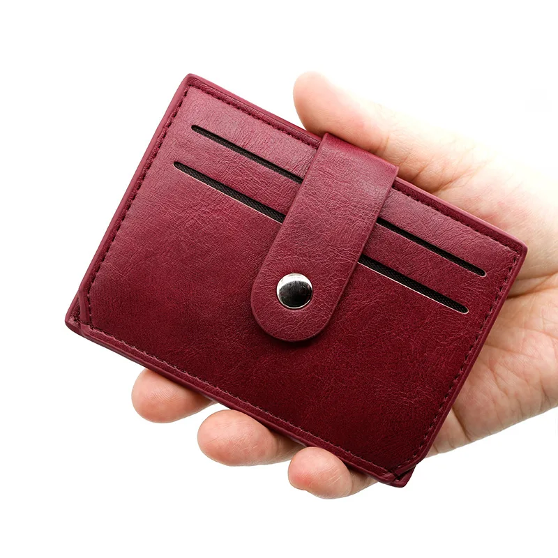 Card Holder Leather Credit Case Wallet for men credit card holder id card holder