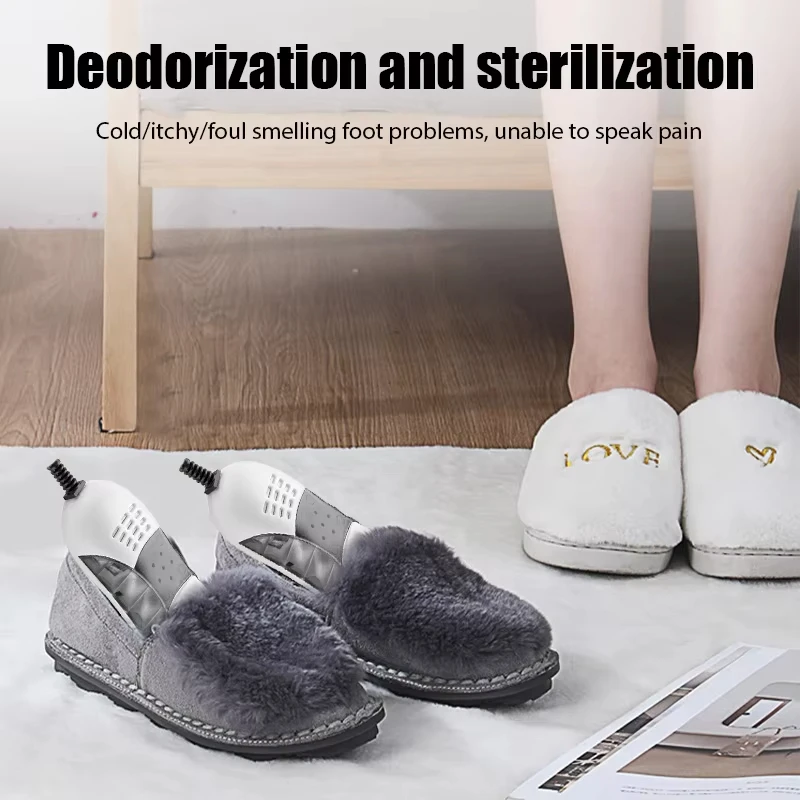 Xiaomi Electric Shoes Dryer Deodorizer with Heat Dehumidifier Device Foot Warmer Heater Eliminate Odor UV Shoe Drying Household 2