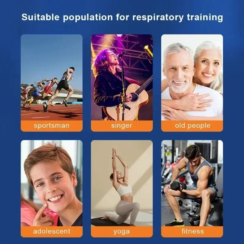 Sports Breathing Trainer Lung Exercise Mouthpiece Respirator Fitness Equipment Household Healthy Care breathing exerciser breathing trainer