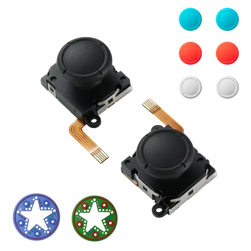 JoyCon 교체 용 Gulikit NS40T 홀 감지 조이스틱 Nintendo Swicth NS OLED 수리 용 표류 전자기 스틱 없음