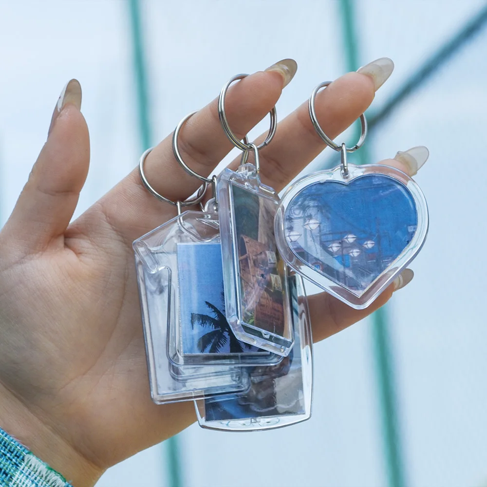 Customizable Clear Acrylic Keychain Frame - Perfect