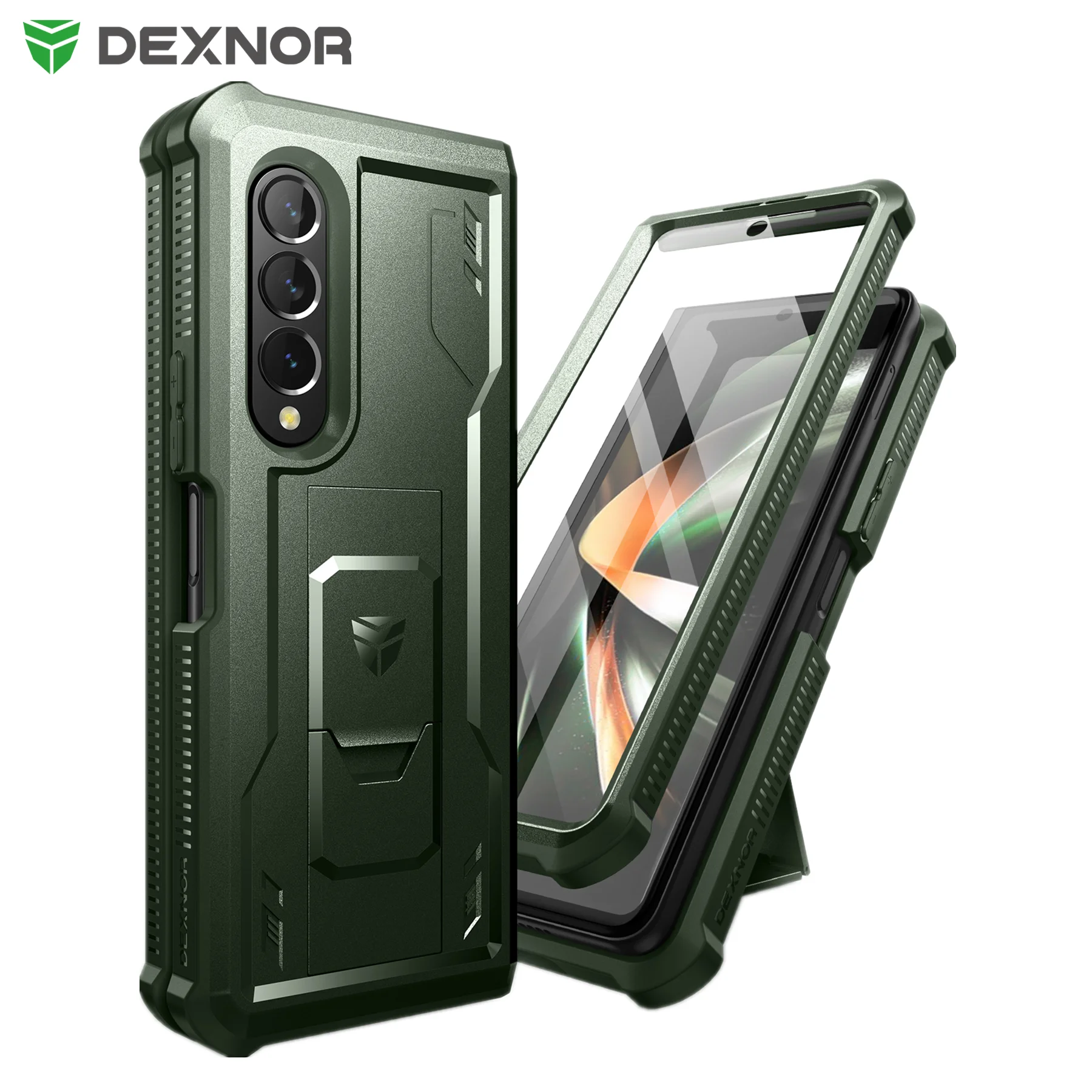 for Samsung Galaxy Z Fold 5 Case, Sliding Camera Cover & Kickstand  Shockproof Hybrid Protective with Glass Screen Protector & S Pen Heavy Duty  Phone Case for Samsung Z Fold 5 5G