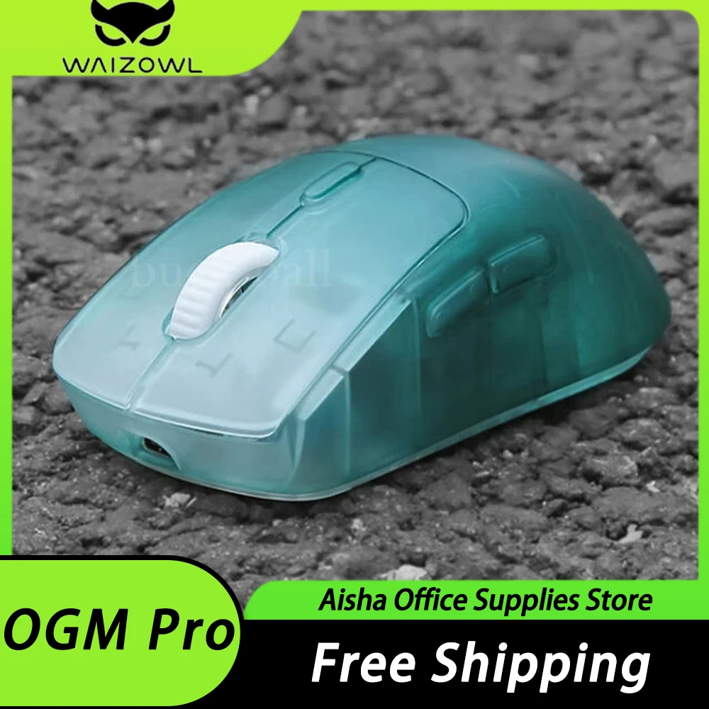 

Waizowl OGM Pro E-Sports Mouse Tri Mode Bluetooth Wireless Gaming Mouse PAW3395 Lightweight Pc Gamer Accessoies Mice Man Gifts