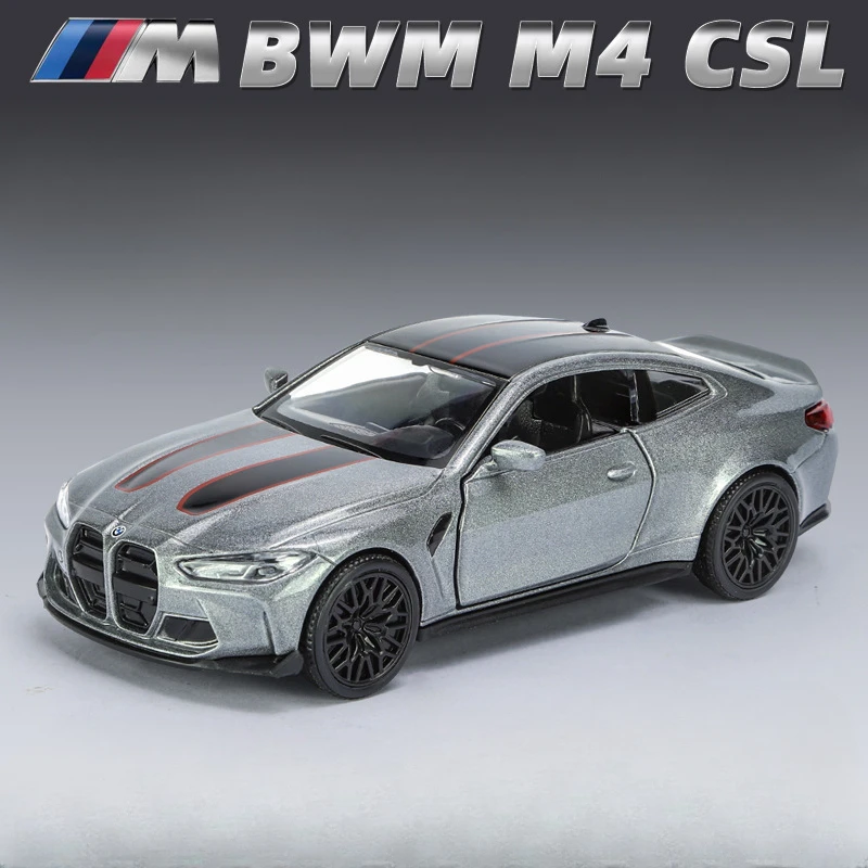 1/36 BMW M4 CSL G82 Berlina Auto Giocattolo Modello In