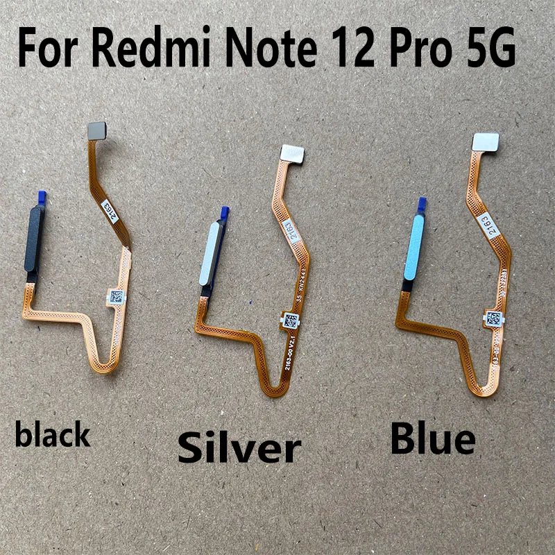 Enhanced Fingerprint Sensor Touch ID Ribbon Connector Flex Cable for Xiaomi Redmi Note 12 Pro