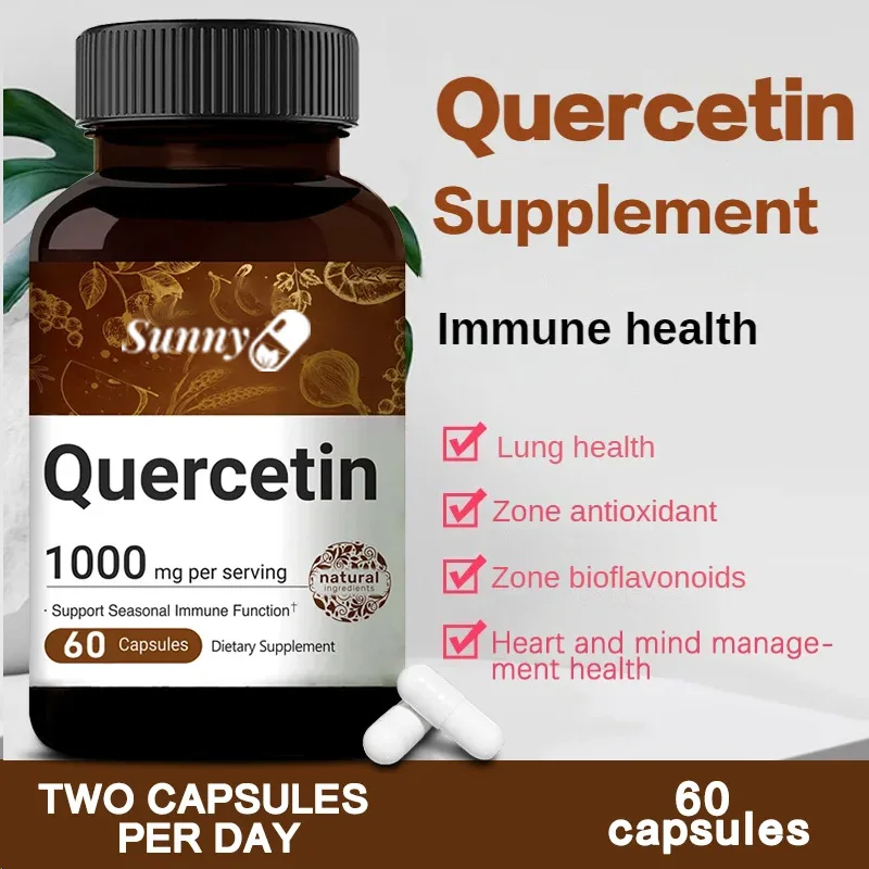 Quercetin Supplement 60 pcs Nutritional Supplement To Support The Immune System Antioxidant And Enzyme Activity