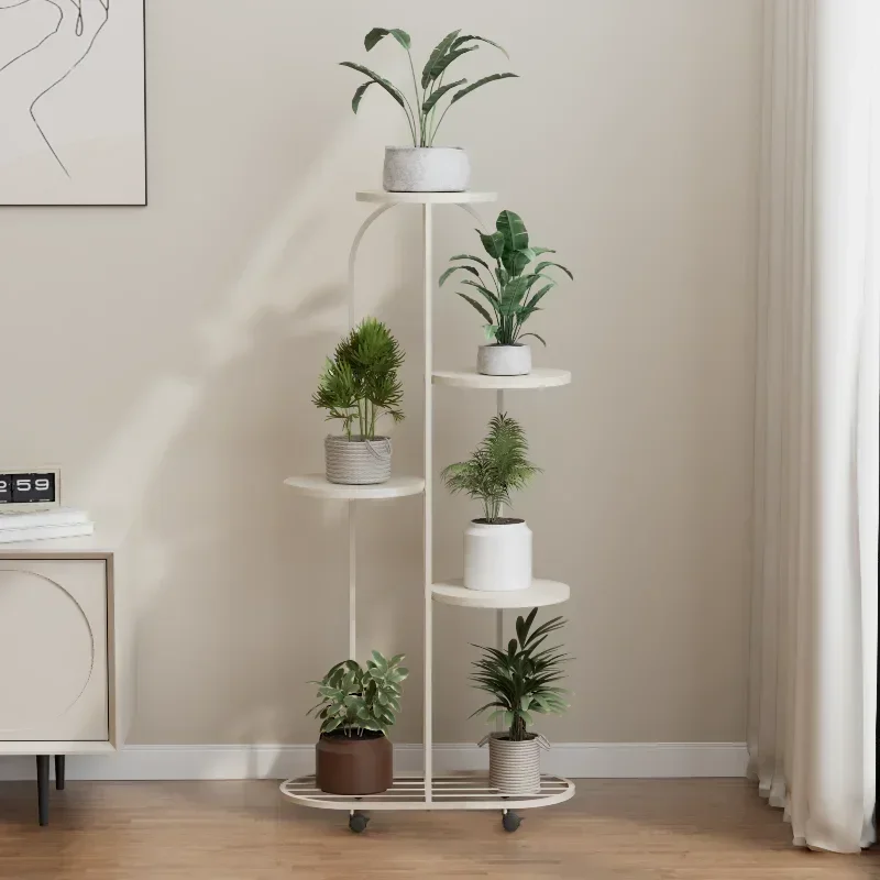 Simple Modern Stand for Flowers Interior Decor Plant Shelves Floor Multi-storey Flower Rack for Living Room Plants plant stand wooden flower shelf