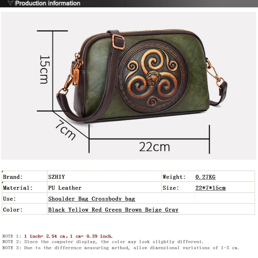 Retro Shoulder Bags for Women Small Bag Luxurious Designer Classic Double-layer Pocket 3D Embossed Diagonal Cross Bag Mom Purse - 4
