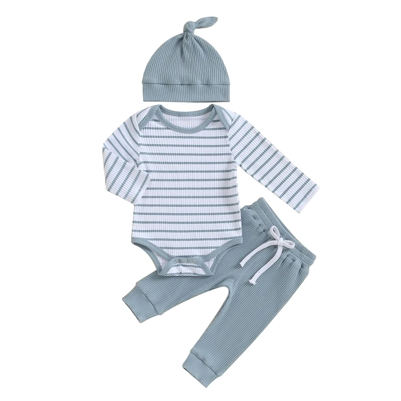 Set da 2 pezzi Pagliaccetto a maniche lunghe e pantaloni con stampa di