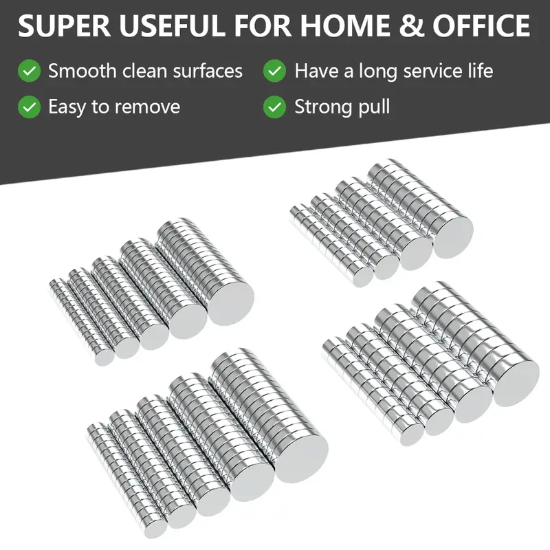 4x2 5x2 6x2 6x3 10x2 10x3mm N35 Super Strong Neodymium Magnet Round NdfeB Powerful Permanent Magnetic imanes Refrigerator Magnet - Image 2