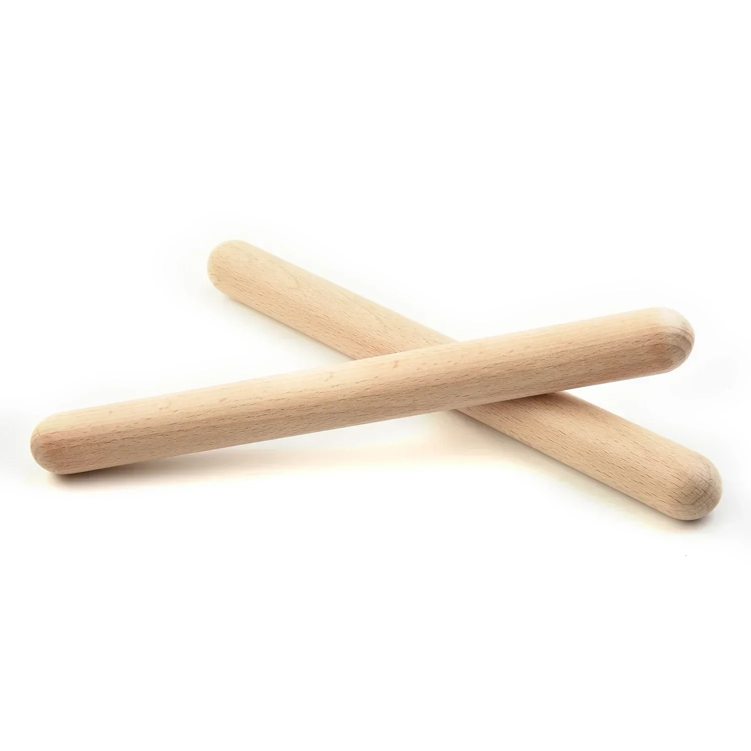 20cm Hard Wood Drum Sticks Percussion Rhythm Percussion Learning Education Toddler Music Instrument