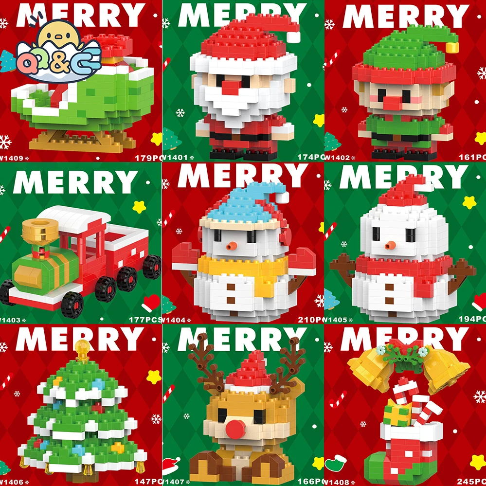 Set Di 2 Blocchi Da Costruzione Natalizi – Sfera Trasparente Con Renna E Albero Di Natale, Giocattoli Educativi In ABS Per Bambini 6+ Anni
