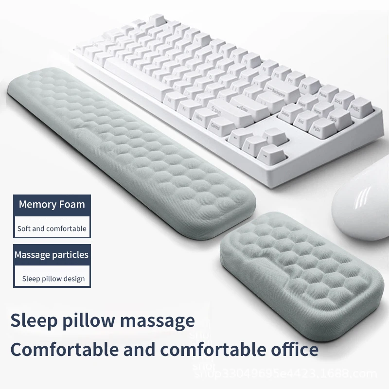 Ergonomic Keyboard & Mouse Wrist Rest 2