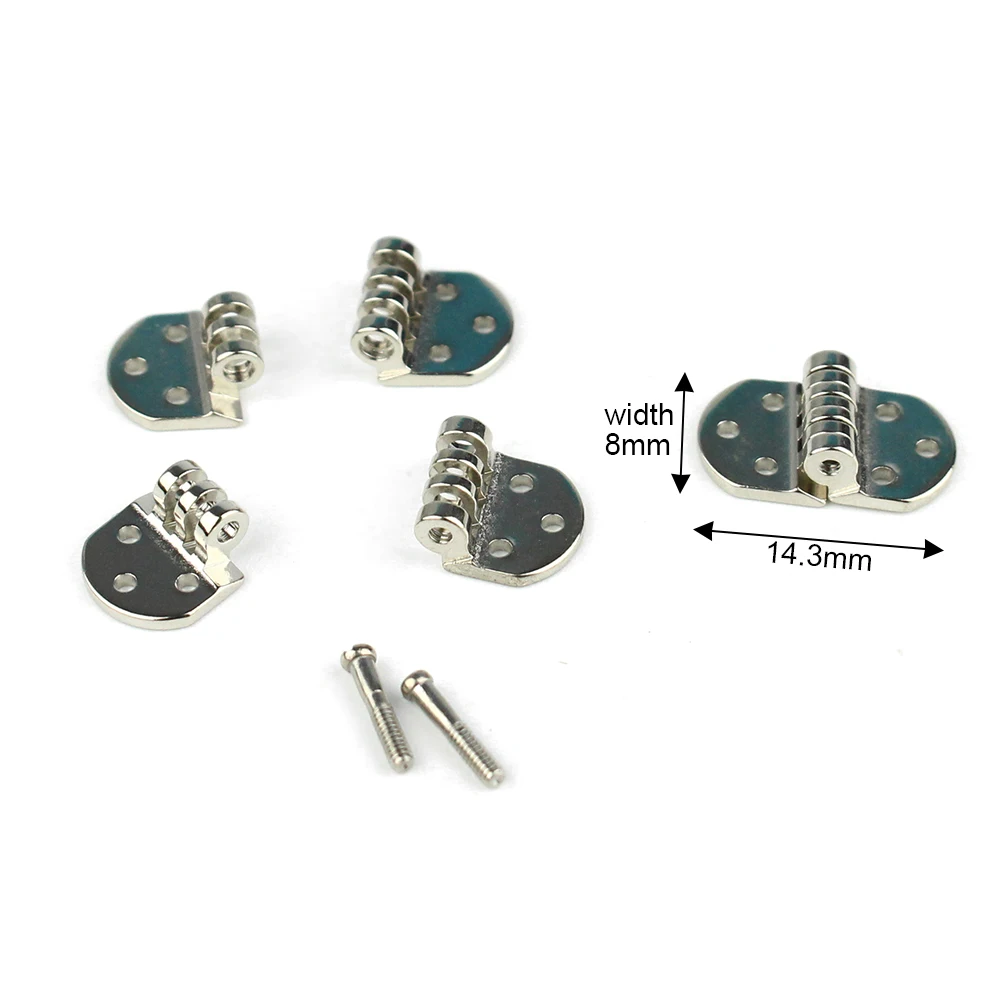 10sets Width 8mm Eyeglasses Hinge 4+3 Plastic Frames Acetate