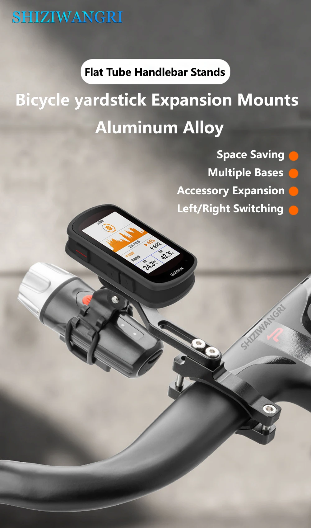 Description Picture 2 of itemBike Computer Extended Mount Road Bicycle Code Table Rack for Garmin Gopro Bike Speedometer Mount Holder Cycling Accessories