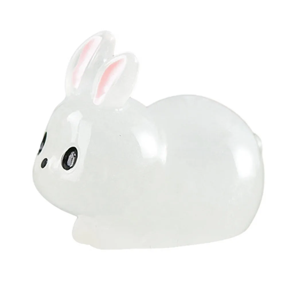 

Resin Craft Luminous Fat Rabbit Doll Pendant Ornament for Moss Fluorescent Material Glows at Night 2 3x1 9cm Pack of 30