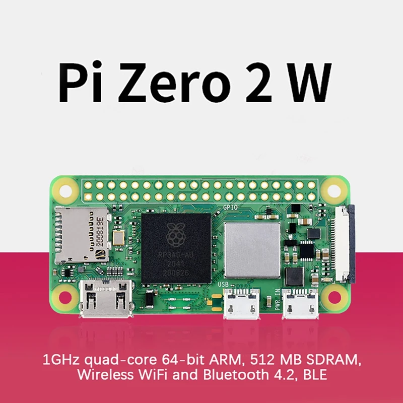    2W PI0   1Ghz  ھ 64 Ʈ  Cortex-A53 CPU 512MB SDRAM Pi Zero 2 