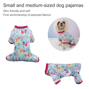 Dog Pajamas Pet Clothes For Small Dogs Cat Pet Puppy Jumpsuit Chihuahua Apparel Sweater for Dogs French Bulldog Pullover 3