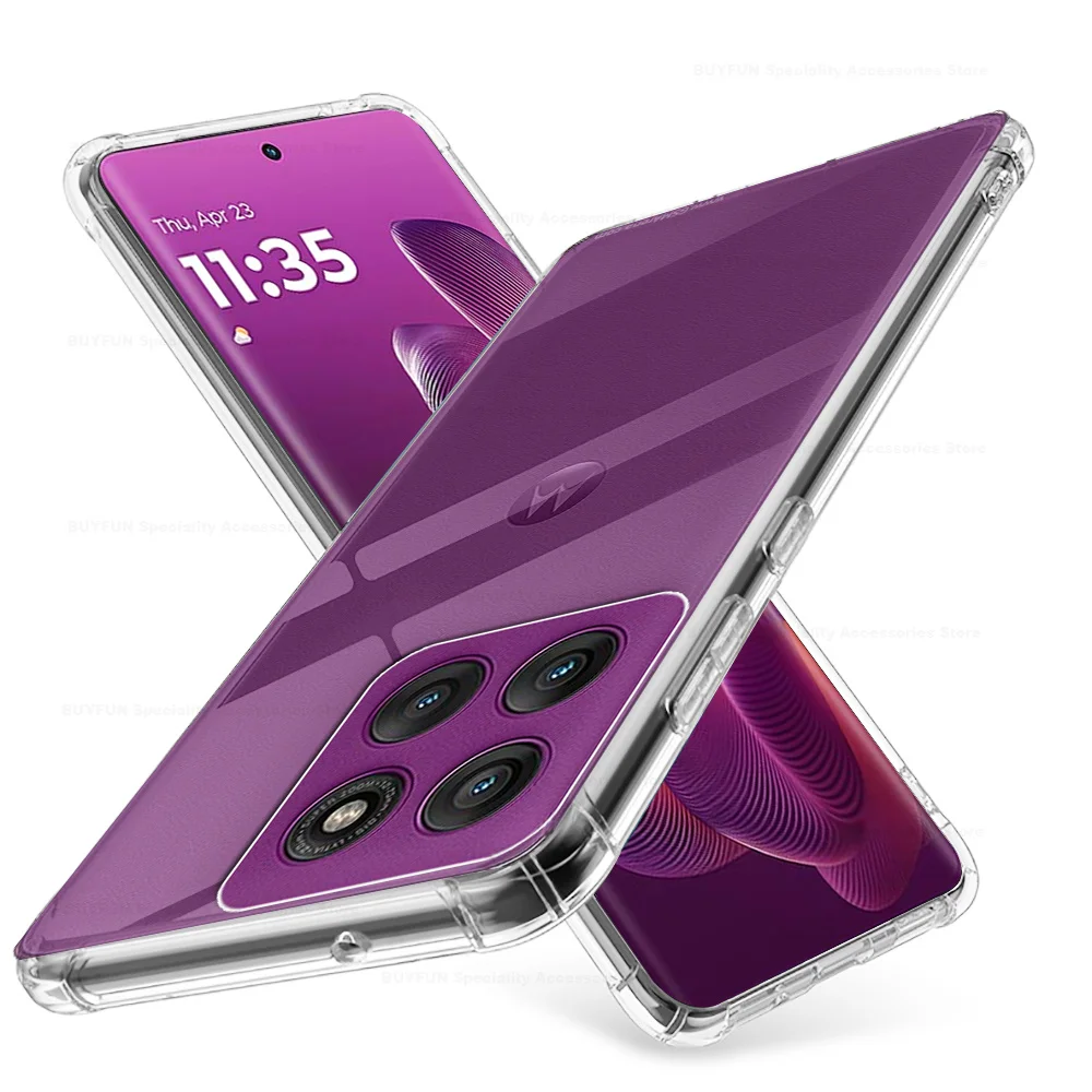 Clear Shockproof Soft Silicone Phone Case Cover