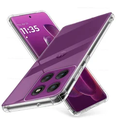 Clear Shockproof Soft Silicone Phone Case Cover for Edge 60 Fusion (Clear)