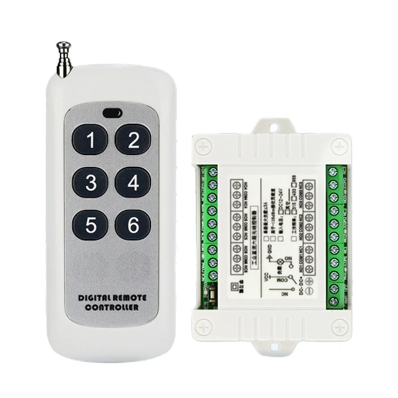 

for Dc 12v 6ch 6ch Rf 315/433mhz ,3000m Long Distance, Transmitter + Receiver,Wireless Remote Control