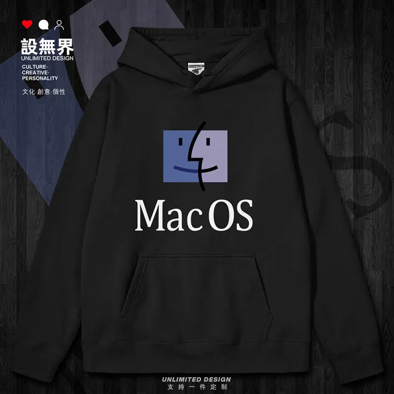 

Мужские толстовки с капюшоном и программатором ОС Mac, новые свитшоты, повседневные пуловеры, Мужская одежда для осени и зимы