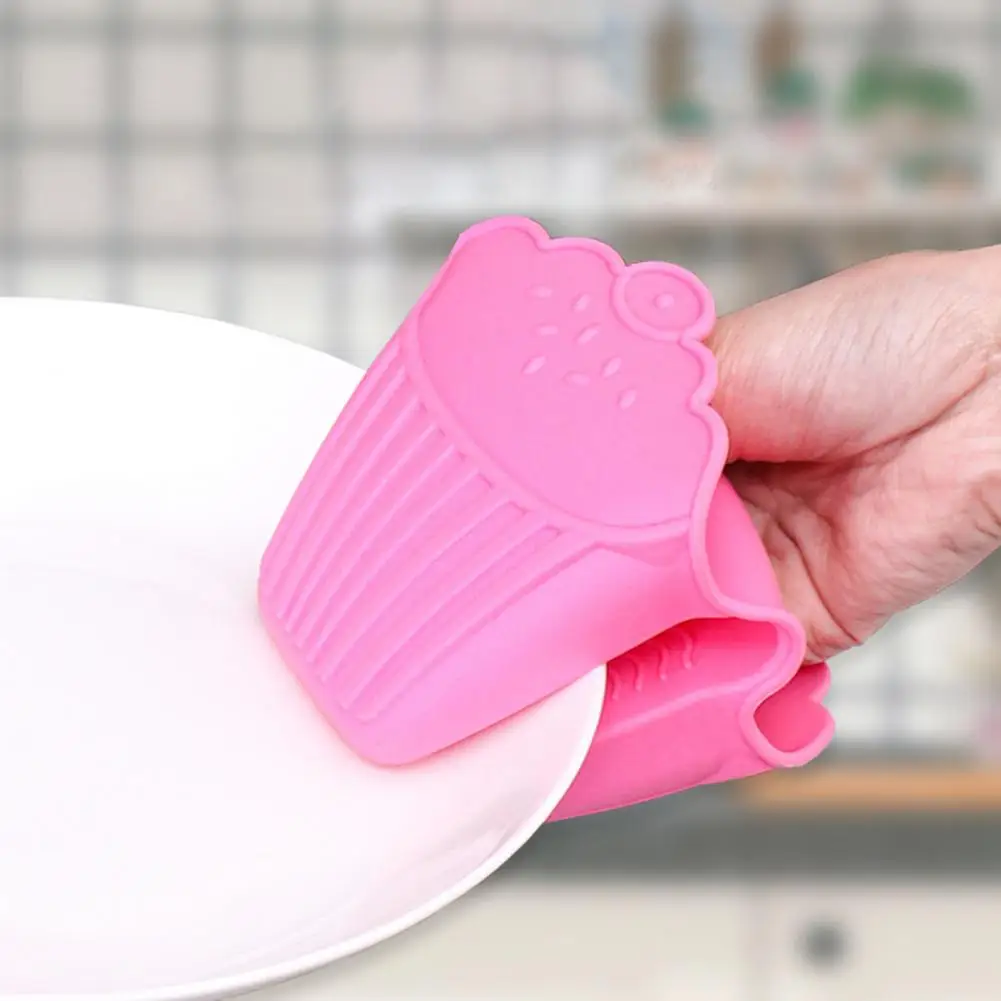 Soft Oven Gloves Hand Clamps Non-slip 1 Pair Kitchen Tool Silicone Anti-scalding Pot Kitchen Tool