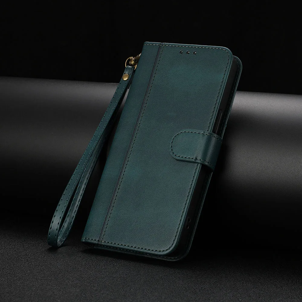 Leather Wallet Flip Case - Elegant Phone Back Cover