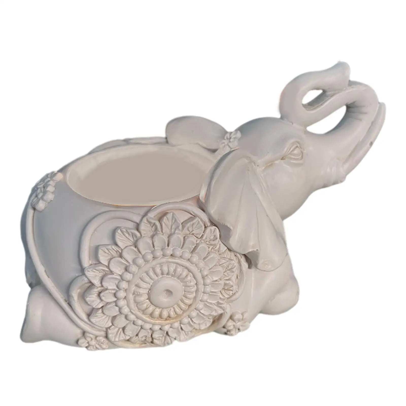 Elephant Statue, European Styles Candle Holder, Candlestick for Photographic