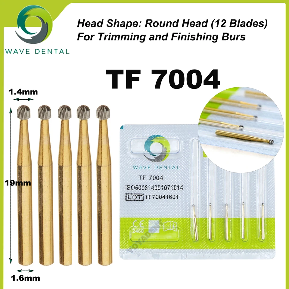 ウェーブゴールドメッキデンタルバー、タングステンカーバイド