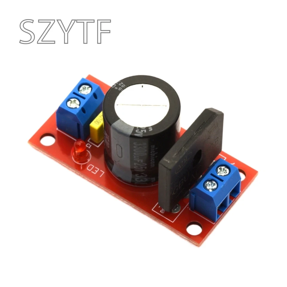 Rectifier Filter Power Supply Board with LED Indicator