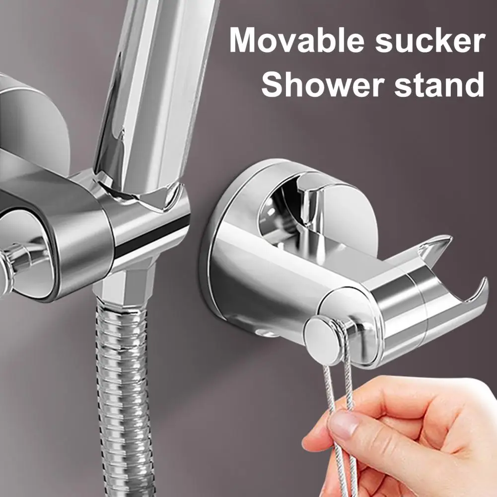 7cm Diameter Shower Base Bracket Universal With Hook Design Strong Adhesive Waterproof Handheld Shower Base Holder Replacement