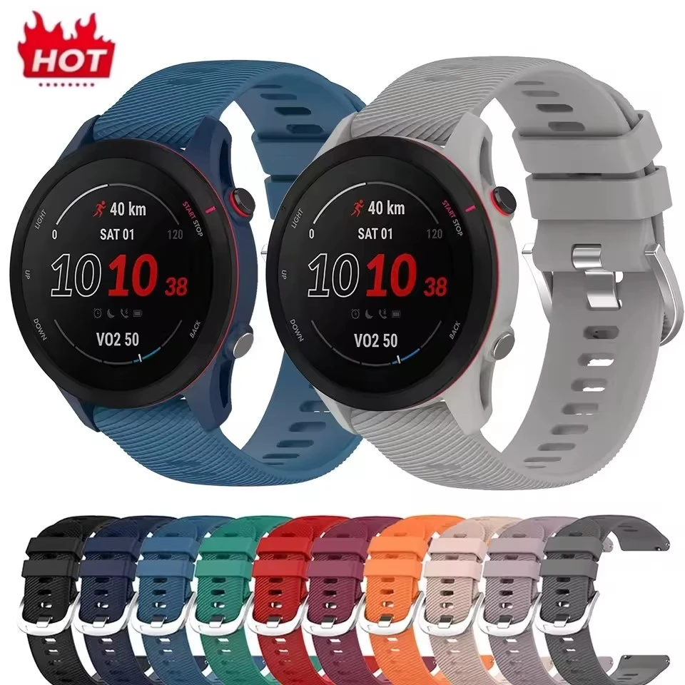 Premium Silicone Strap for Garmin Forerunner Smartwatch