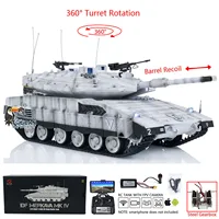 Toys Heng Long Merkava 1/16 RC Tanks 3958 IDF MK IV Metal Driving Gearbox W/ FPV Camera Radio Control Panzer Model TH23440 2
