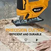 Electric Goddess 2700RPM Electric Jig Saw Cordless Jigsaw 3 Gears Multi-Function Adjustable Woodworking Tool For Dewalt 20V 5