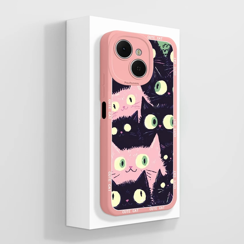 Cute Rabbit Shockproof Silicone Phone Case - Tecno Spark 40C