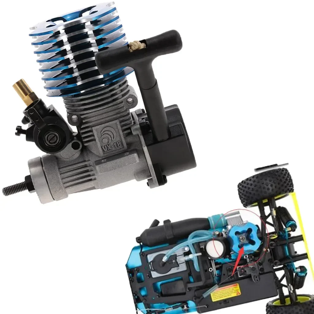 ラジコンカー用　エンジン　VX-18 HSP 02060 VX18 Engine 2.74cc Pull Starter RC 1/10 Nitro Car